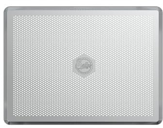 Perforiertes Aluminium-Backblech, rechteckig, 29,6 x 39,6 cm – Optimale Luftzirkulation für knusprige Ergebnisse, für alle Backöfen, Pizzabackblech, aguette-backblech, Lochblech