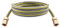 TOPWAYS Tuyau d'arrosage 1 m, PVC, Vert, 16 mm x 12 mm, 2 raccords en laiton, 1 m de longueur, 1 pièce