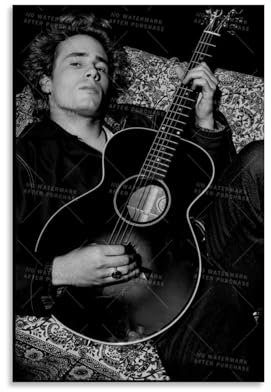 DDRPAD Jeff Buckley Poster, Leinwand, langlebig, farbecht, Wandkunst, dekoratives Gemälde für Wohnzimmer, Schlafzimmer, Heimdekoration, 30 x 45 cm, ungerahmter Stil