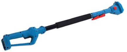 Elektrische Astschere, Verlängerungsstange, Drehbarer Kopf, Teleskopstange für den Garten, Blau, Verlängerungsstange für Gartenschere, Ideal Zum Beschneiden Hoher Äste oder