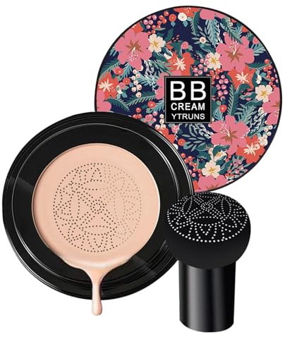 BB Feuchtigkeitscreme, Luftkissen Pilzkopf | Luftkissen Pilzkopf BB Creme | mit Pilzschwämmen für Freunde, Frauen und