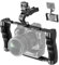 NEEWER Cámara Jaula Universal+Top Handle y Soporte Monitor Cold Shoe, Estabilizador Gimbal Cámara Tipo Arca, 2 Asas, 3/8 para ARRI, Rig Video Compatible con SmallRig Accesorios, CA016T+MA006