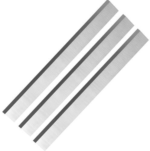 Lot de 3 lames de raboteuse et de dégauchisseuse industrielles 260 x 30 x 3 mm de rechange for toutes les raboteuses d'épaisseur 260 mm
