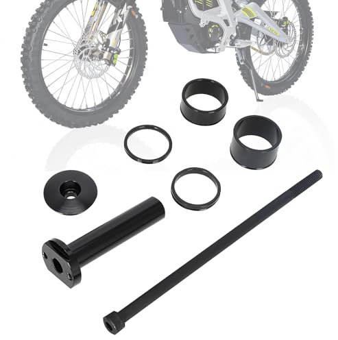 IUVWISN Dirt Bike Stem Lock Bar Mount Handlebar Handle for Surron Sur Ron Light Bee X S LBX Electric EBik Black