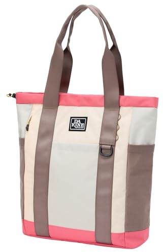Dakine Jesse Tote Handtasche, 22L, Laptopfach für 16-Zoll-Geräte, Beige/Rosa/Braun