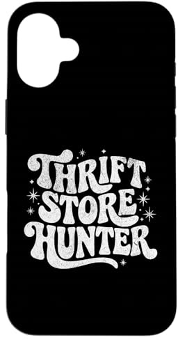 Cazador de Tiendas de Segunda Mano, Revendedor, Thrifting Carcasa para iPhone 16 Plus
