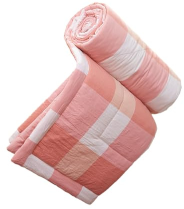 Zanthicia Sleep Peacefully Skin-Friendly And Breathable Summer Quilt Polyester Air Conditioner Thin Quilt Air Conditioning