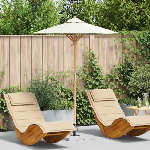 Sonnensegel, Sonnentuch Tarp, Senkrechtmarkise, Gartenparasol Cremeweiß 150 x 150 x 210 cm Bambus Fürs Terrasse Camping Schwimmbadumgebung Pensionen