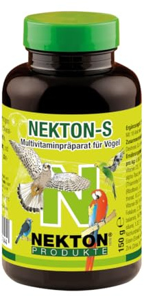 NEKTON-S | Multivitaminpräparat für Vögel | Vitamine, Aminosäuren, Mineralstoffe und Spurenelemente | Made in Germany (150g)