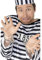 Halloween! Smiffys Plastik-Handschellen, Silber, mit Schlüssel und Sicherheitsfreigabe