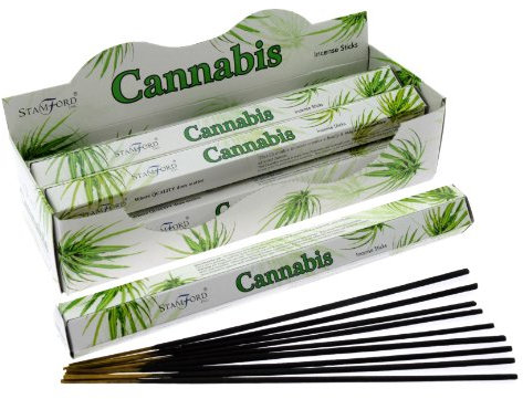 Stamford Räucherstäbchen mit Cannabis-Duft, ganze Packung