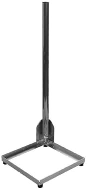 A.S.SAT Alu Balkonständer 40x40 cm mit Mast 1m in Edelstahloptik