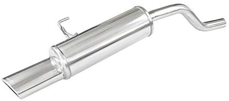 InoXcar RECL.10.120 Sport-Endschalldämpfer aus Edelstahl, für Renault Clio II 1.5 DCI 99, 120 x 80 mm