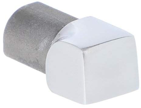 Innenecke für Fliesenschiene, Fliesenprofil, Rundkantenprofil, Edelstahl (V2A) glänzend, 12,5 mm Höhe