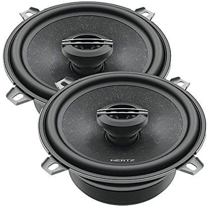 Hertz CX 130 - Coppia di altoparlanti coassiali a 2 vie da 130 mm con tweeter PEI integrato e woofer in polipropilene, installazione compatta e risposta bilanciata, potenza massima 150W