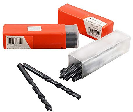 Jobber Twist Drills MASO 10 x 8.0mm Ground HSS Drill Bits Metric High Speed Steel Jobber Twist Drills Ideal for Processing of Iron, Wood, Aluminum, etc.