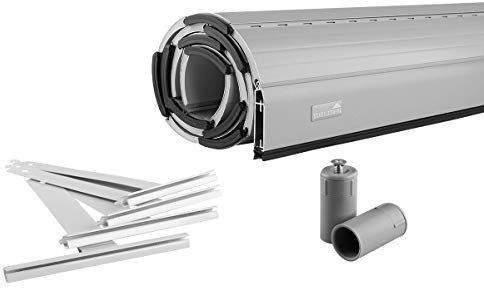 Schellenberg Rolladen Maßanfertigung, Rolladenpanzer Aluminium, Auswählbar: Breite 50-200 cm, Höhe 100-230 cm, System Maxi, Farben Grau, Anthrazit, Silber, Weiß