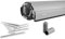 Schellenberg Rolladen Maßanfertigung, Rolladenpanzer Aluminium, Auswählbar: Breite 50-200 cm, Höhe 100-230 cm, System Maxi, Farben Grau, Anthrazit, Silber, Weiß