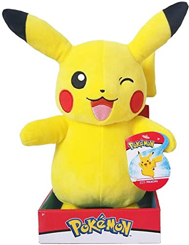 Pokémon PKW1778-30cm Plüsch - Pikachu, offizielles Plüsch