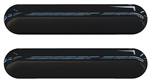 Ultion Sweet Multi-Layer Insulated Rounded 12 Letter Box Letterplate - Matching Door Furniture Available (Black)