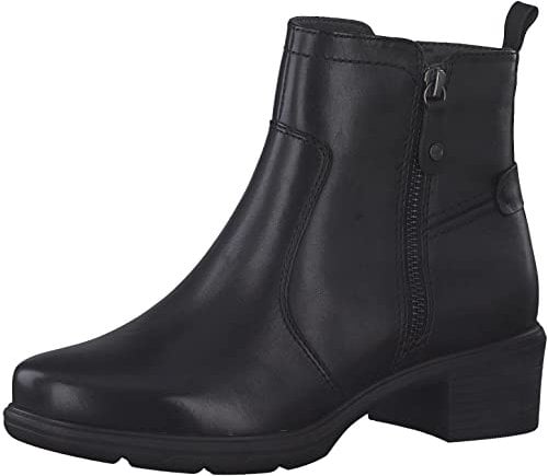 Tamaris Femme 8-85300-29 Bottine, Noir, 38 EU Large