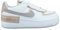 NIKE Air Force 1 Shadow, Sneaker Donna, White/Amethyst Ash-Pink Oxford, 37.5 EU