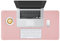 Mauspad, PINKCAT 80 x 40 cm Schreibtischunterlage großes Mauspad für Büro, wasserdichte, rutschfeste PU-Leder Mauspad für Tastatur, Laptop, Rosa
