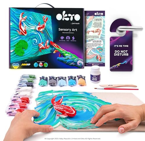 OKTO Clay Koi Carps Schaumfarben-Set, 10002, mehrfarbig, Einheitsgröße