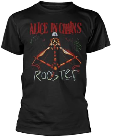 Plastic Head Alice in Chains 'Rooster Claw' (Black) T-Shirt (as8, Alpha, m, Regular, Regular)