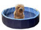 Flamingo Piscine pour Animaux XXL - Chien - avec Jet d'eau!! - Premium QUALITé - 160cm - Antidérapant - avec Bouchon verrouillable - résistant - Peut également être utilisé sans Jet d'eau