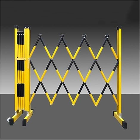 YCOVSFP Industrielle Streckmetallbarrikade Mit Rollen, Einfahrbarem Einfahrtstor, Verkehrszaun for Wartungs- Und Bauarbeiten Sowie Verkehrskontrolle (Size : L600cm/19.6ft)