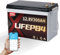 NNH Lifepo4 300AH 12V Batterie Bluetooth,Mini Lithium Batterie 12V 300AH mit 200A BMS Sicherheitsschutz,8000 Zyklen Deep Cycle,Perfekt für Wohnwagen,Wohnmobil,Solar
