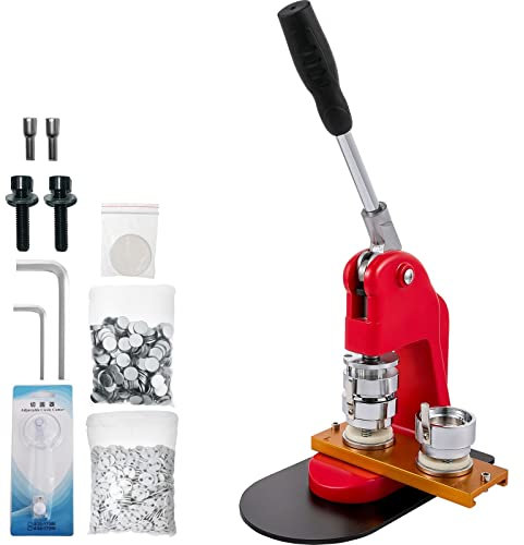 Beste Preis 37MM Abzeichen Maker Maschine DIY Taste Pin Broschen Presse, Der Werkzeug mit 500Pcs Kreis Herstellung Taste Teile Vielseitig und Langlebig