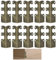 10 Pcs Vintage Metal Corner Protector - Metal Baseboard Corner Protectors, Decorative Corner Brackets Vintage Skiffers Edges Corner Guards for Home Box Furniture Wall Skirting Board Corners (Bronze)