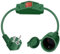 HuaLiSiJi Cable Schuko Con Interruptor 16A 250V Alargador H05VV-F 3x1.0mm² Contacto Protector IP44 Para Hogar, Oficina (90 Grados Verde, 0.5m)