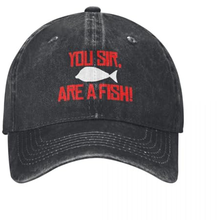 Rose You Sir Are A Fish Dead Redemption Retro Cowboy Washed Baseball Caps Männlicher Denim Street Tides Hut Hip Hop Frauen Snapback Cap