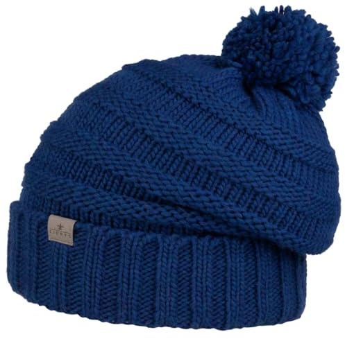 LIERYS Jil Bommelmütze Oversize Strickdesign Made in Germany Unisex Herbst Winter