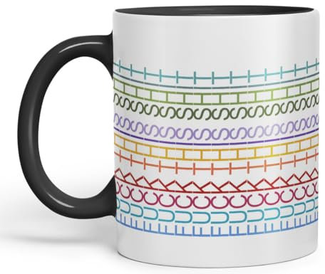 Vixar Fuck This Shit Mug Hidden Message Funny Adult Humor Sarcastic Gift Ceramic Coloured Mug Cup for Tea Coffee Hot Brew 330ml 11Oz Gift CT (Black)