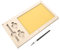 ARTIBETTER Bandeja de cera para tallar de papel tabla de corte de artesanía tallado tabla de cortar para manualidades bandeja de grabado plato de grabado en madera alumno de madera