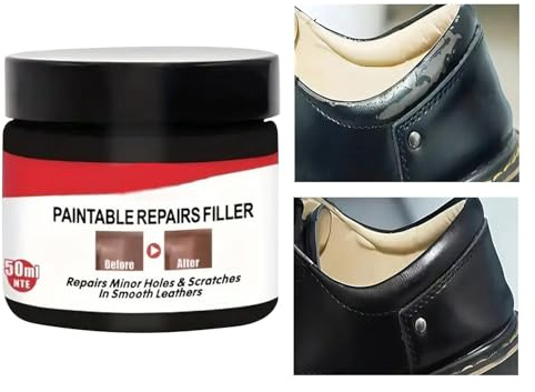 Möbel Reparatur Kit | Schnell Trocknende Flexible Creme,Leder Reparatur Paste,Für Schuhe Und Taschen Und Interieur Und Wohnzimmer Und Boot Und Büro Und Stühle Und Handtaschen Und Jacken Und Stiefel