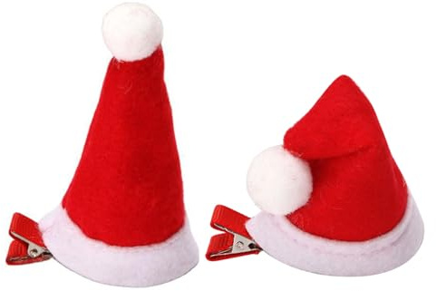 Weihnachten Weihnachtsmütze Haarspange Urlaub Party Pailletten Kopfschmuck Festival Seitenclip Familientreffen Partyzubehör Weihnachtsmütze Haar Haarnadel Zubehör Weihnachtsmann