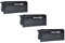 Kompatibel zu Brother TN-2000-3 x Toner Black für je ca. 2.500 Seiten (5% Deckung) - 3er Pack - u. a. für Brother DCP-7010, Brother DCP-7025