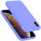 Cadorabo Custodia per Apple iPhone X/XS in Liquid Lila Chiaro - Morbida Cover Protettiva Sottile di Silicone TPU con Bordo Protezione - Ultra Slim Case Antiurto Gel Back Bumper Guscio