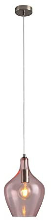 M2 OUTLET Suspension LA Burbuja - Diamètre : 22 cm - En verre - Rose en verre