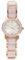 Hemobllo Frauen Analog Quarzuhr - Weiße Keramik Uhren für Frauen Elegante Damenuhr Edelstahl Keramik Armband Armbanduhren für Frauen - Golden