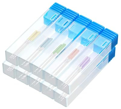 ANCLLO 30 agujas universales para máquina de coser de punta regular para máquina de coser doméstica, compatible con máquinas de coser Singer, Brother y antiguas, tamaños en 9, 11, 14, 16, 18, 5