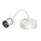 Caldarax Ceiling Pendant Light Fitting, E27 Lamp Holder, 6”(150mm), White Plastic Light Bulb Holder, Ceiling Rose for Kitchen Island Living Room Bedroom Dinning Room Lightings