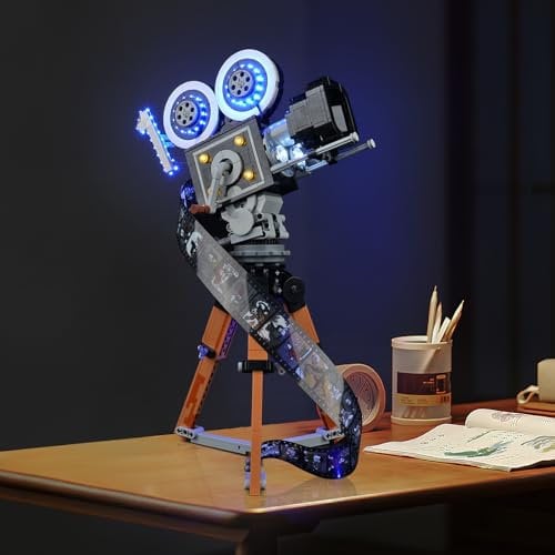 Rorliny LED Light Kit for Lego Disney Walt Disney Tribute Camera 43230 Building Set, Optical Control Version Lighting kit for Lego 43230-Light Control Version (Lights Only, No Lego Set)