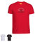 iQ-UV Shirt Herren Loose Fit Rot 4XL – UPF 50+ UV-Schutz Rashguard für Wassersport – Schwimmshirt für Herren aus recyceltem Material – Surf-Shirt für Männer – atmungsaktiv & schnelltrocknend