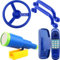 5 Pack Kids Playground Accessories Swingset Safety Handles Playhouse Steering Wheel Plastic Telescope Telephone Toy (Color Set 2)